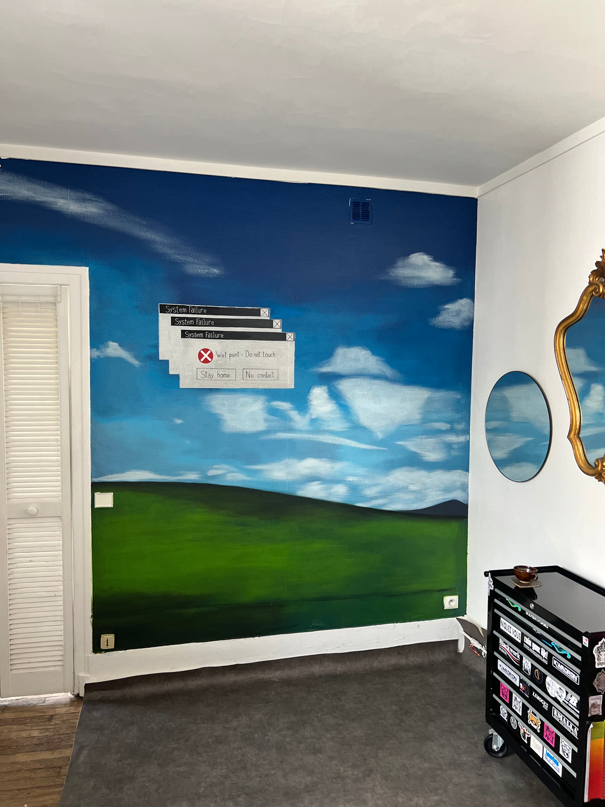 Windows wall painting