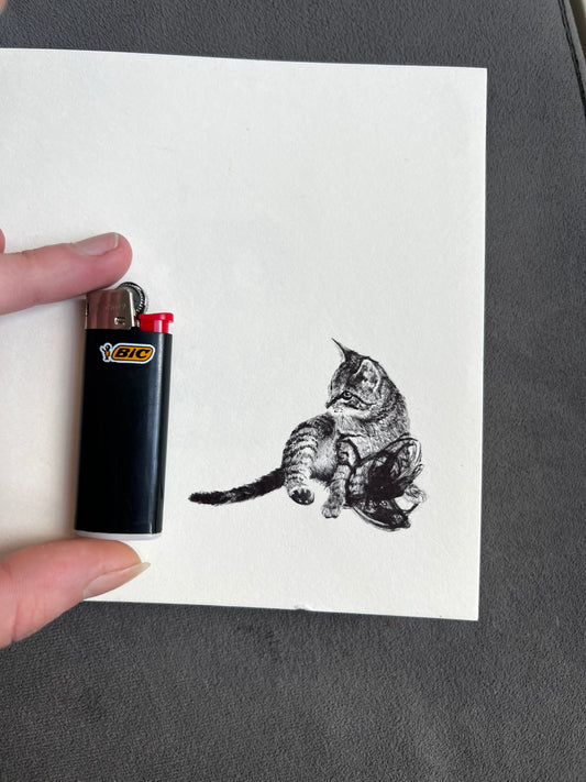 Dessin stylo bic chat <3